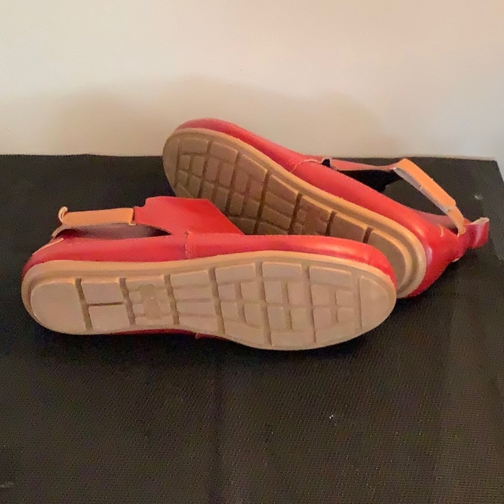 Red Ankle Boots. (NWOT). - Picture 5 of 6